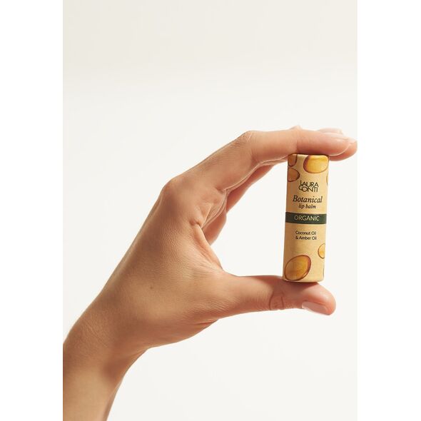 EcoSoft, Βάλσαμο για τα χείλη, Botanical Organic, ZERO WASTE, Κεχριμπάρι, 7,2 ml
