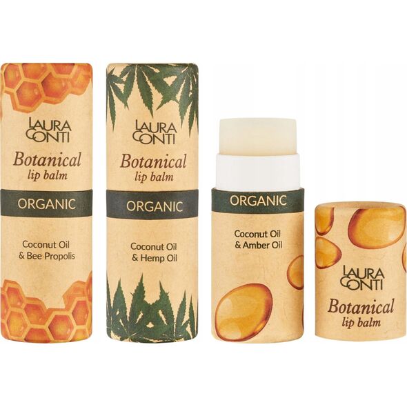 EcoSoft, Βάλσαμο για τα χείλη, Botanical Organic, ZERO WASTE, Πρόπολη, 7,2 ml