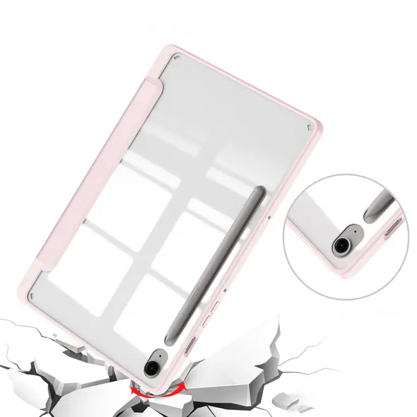 Bizon Case Tab Clear Matt Samsung Galaxy Tab S9 / S9 FE light pink