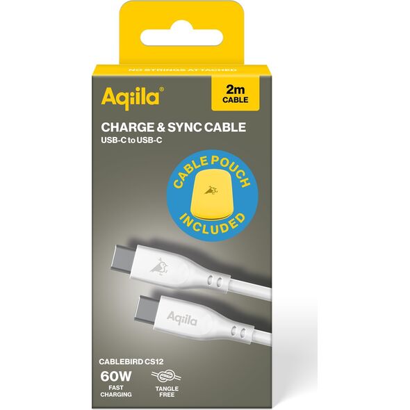 Καλώδιο Char-/Sync Aqiila Cablebird CS12 60W Type C Type C 2m