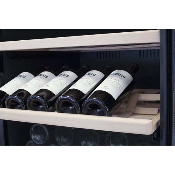 Caso | Συντηρητής Κρασιών | WineComfort 1260 Smart | Ενεργειακή κλάση G | Ελεύθερη τοποθέτηση | Χωρητικότητα φιαλών 126 | Ανοξείδωτο ατσάλι/Μαύρο