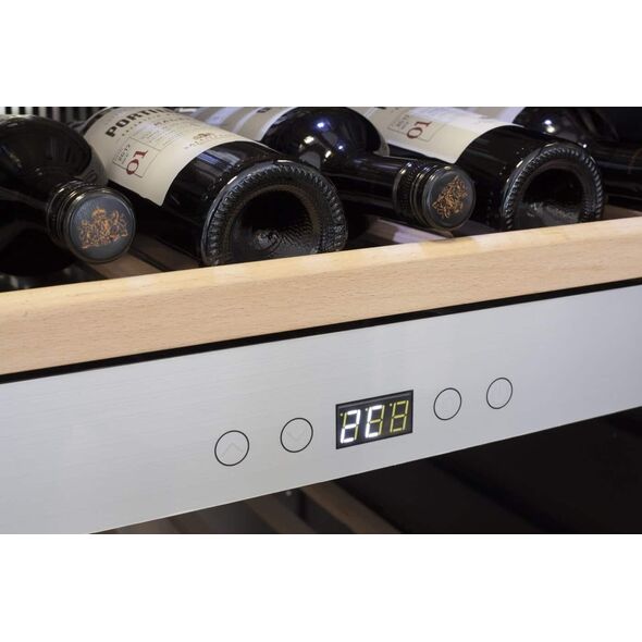 Caso | Συντηρητής Κρασιών | WineComfort 1260 Smart | Ενεργειακή κλάση G | Ελεύθερη τοποθέτηση | Χωρητικότητα φιαλών 126 | Ανοξείδωτο ατσάλι/Μαύρο