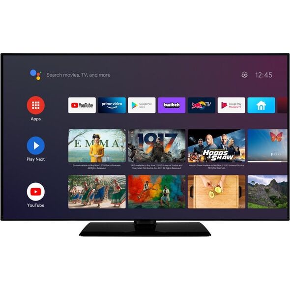 Orava 43" Τηλεόραση, 4K Ultra HD, D-LED, Android, smart, WiFi, HDMI, Bluetooth, Netflix, Chromecast, Dolby Vision