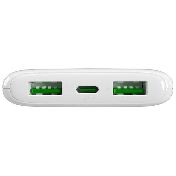 Φορητός φορτιστής Puro DAILY 10 PLUS 10000mAh 2x USBA / 1x USB-C 22.5W - λευκός