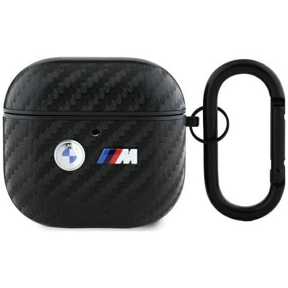 BMW BMA4WMPUCA2 AirPods 4 cover          czarny/black Carbon Double Metal Logo