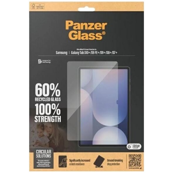 PanzerGlass Ultra-Wide Fit Sam Tab       S7+/S8+/S9+/S9 FE+/S10+ Screen Protection 7379