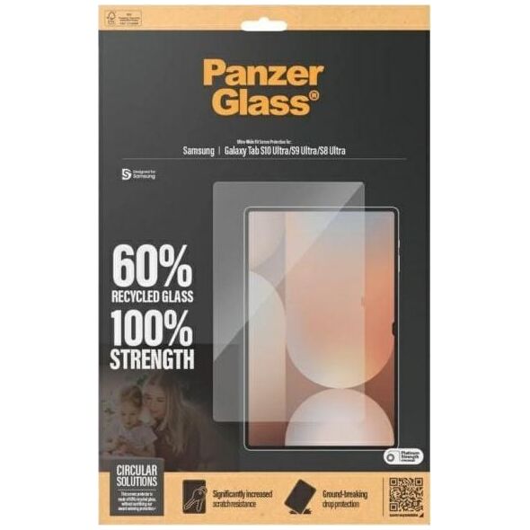 PanzerGlass Ultra-Wide Fit Sam Tab S8    Ultra/S9 Ultra/S10 Ultra Screen Protection 7380