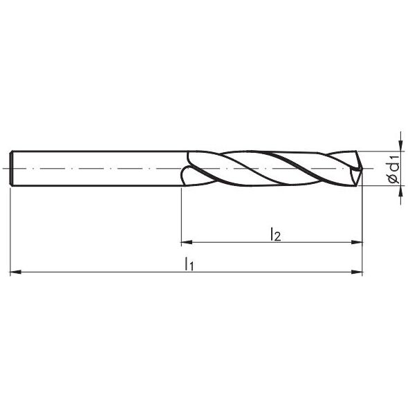Wiertło Fanar kobaltowe walcowe 3,6mm  (W2-101811-0360)