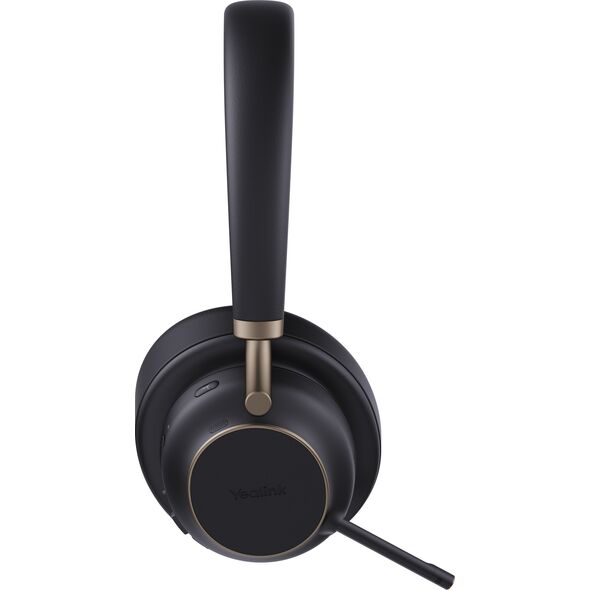 Yealink BH76 Plus + Charging Stand Teams USB-C/A Zestaw słuchawkowy Bezprzewodowy Opaska na głowę Połączenia/muzyka USB Type-C / USB Type-A Bluetooth Podstawka do ładowania Czarny