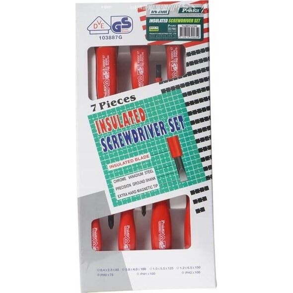 Μονωμένο σετ κατσαβιδιών VDE 1000 V (7 τεμ.), 8PK-8100E Pro'sKit