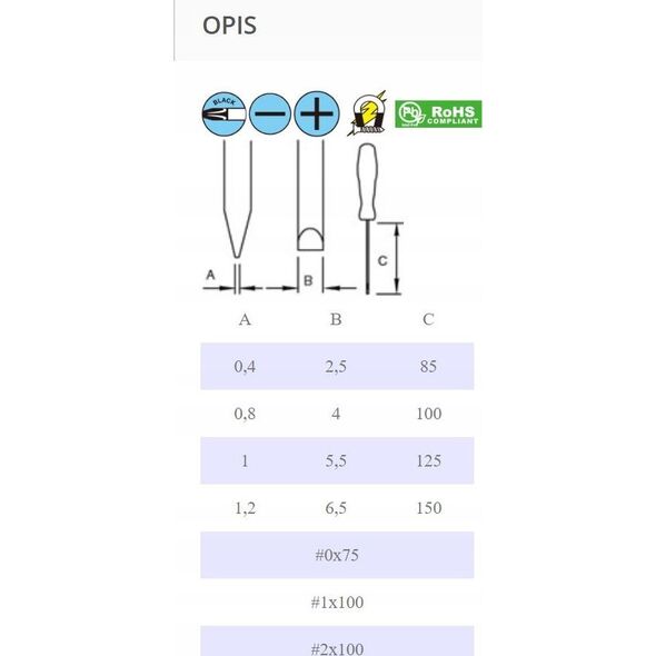 Μονωμένο σετ κατσαβιδιών VDE 1000 V (7 τεμ.), 8PK-8100E Pro'sKit