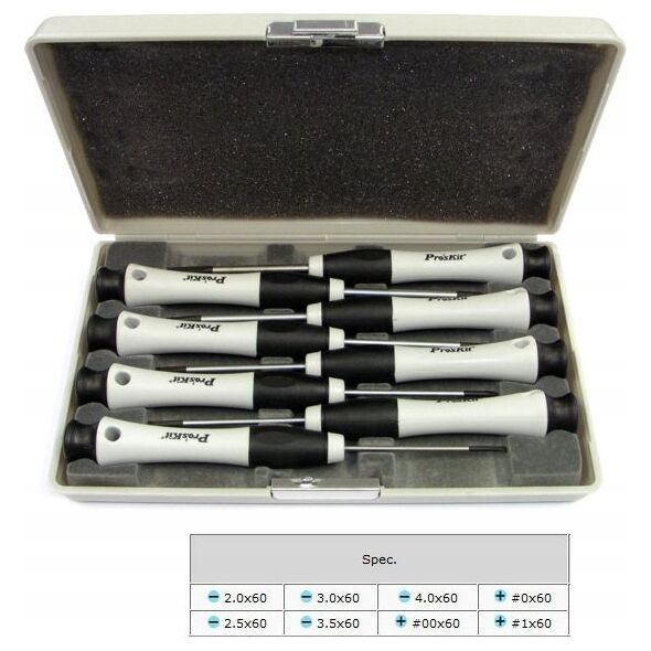 Σετ κατσαβιδιών (8 τεμ), 8PK-SD002N Pros'Kit