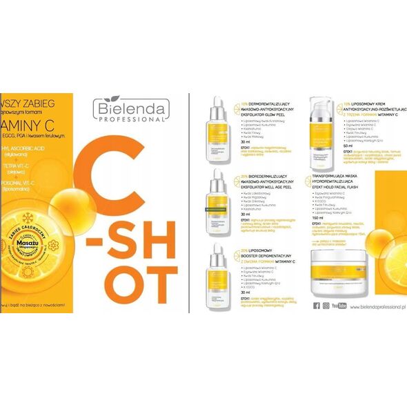BIELENDA PROFESSIONAL_C Shot Λιποσωμική κρέμα αντιοξειδωτική και φωτεινότητας 50ml