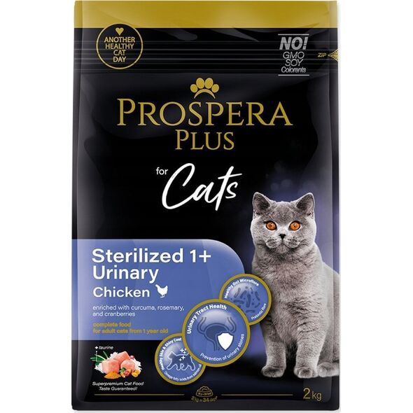 Prospera Plus Sterilized κοτόπουλο Urinary 2kg (για την πρόληψη ασθενειών του ουροποιητικού συστήματος)