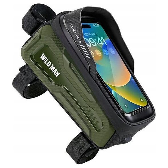 WILDMAN Etui/uchwyt rowerowy M20sakwa na ramę zielone/green