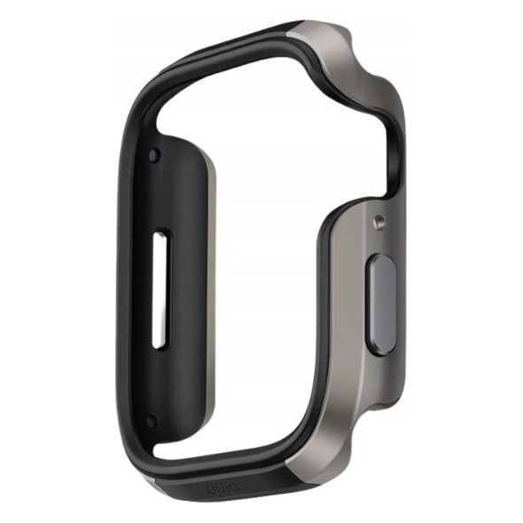 UNIQ θήκη Valencia Apple Watch Series 46mm τιτάνιο ασημί