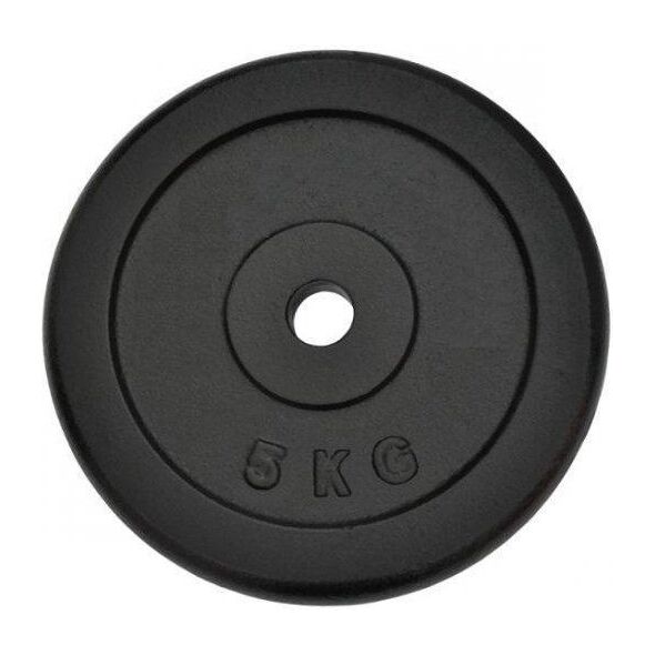 Spartan Stalowe obciążenie 2x5 kg czarne (S1220)
