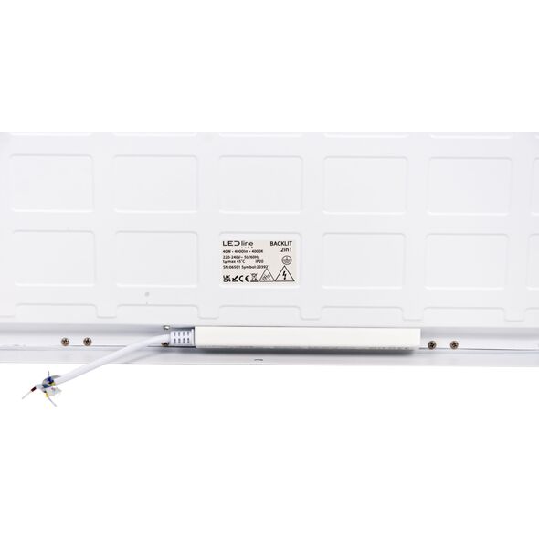 LED πάνελ 40W 4000K 4000lm, 60x60, επιφάνεια - ενσωματωμένο 2σε1 λευκό