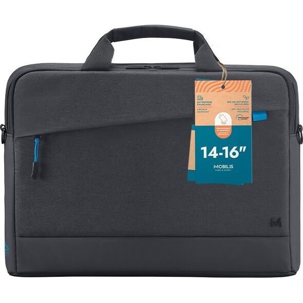 Mobilis 025028 τσάντα για φορητό υπολογιστή 40,6 cm (16") Χαρτοφύλακας Μαύρο
