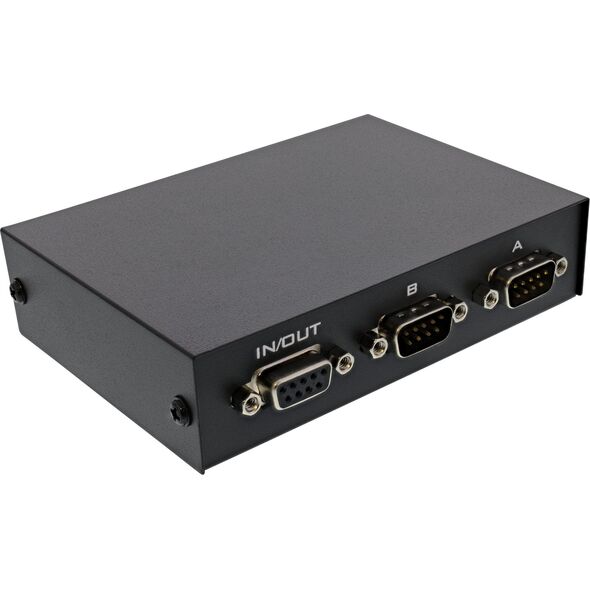 InLine InLine® Serial switch manual 2-port, RS232, 9-pin Sub-D
