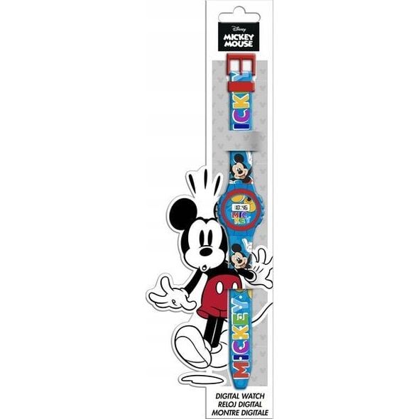 Ψηφιακό ρολόι Kids Euroswan KE02 ECO Mickey Mouse (χωρίς πλαστική συσκευασία) MK4164 Kids Euroswan