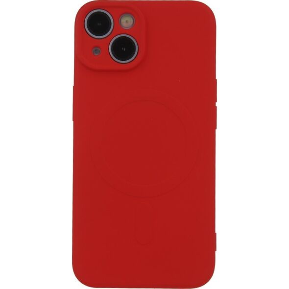 Κάλυμμα σιλικόνης Mag για Samsung Galaxy A16 4G/5G κόκκινο απλό χρώμα