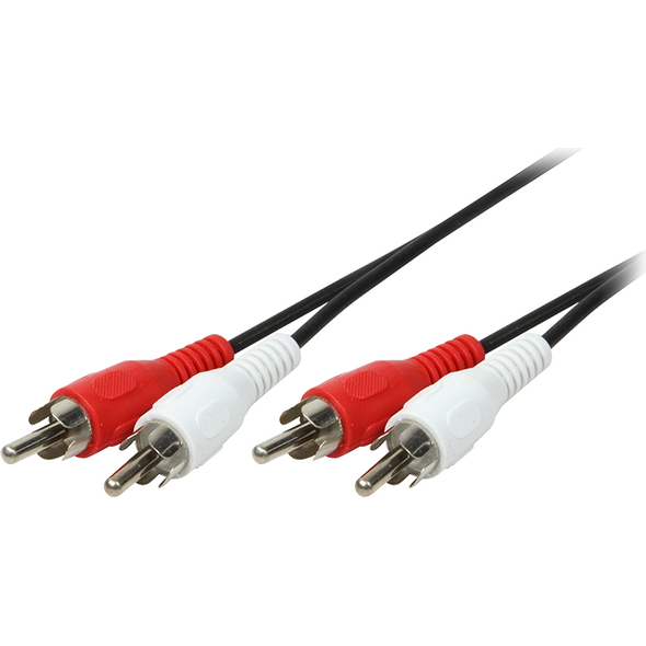 Kabel LogiLink RCA (Cinch) x2 - RCA (Cinch) x2 2.5m czarny (CA1039)