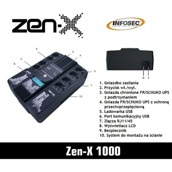 UPS Infosec Zen-X 1000 (61999)