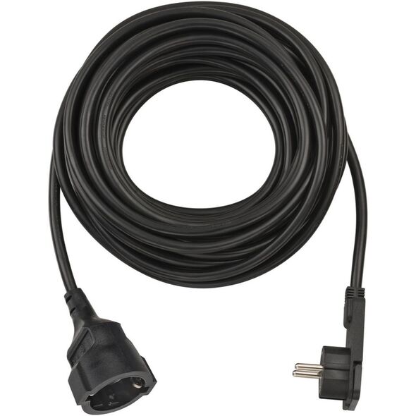 Brennenstuhl Quality Plastic Extension Cable with Flat Plug 10m H05VV-F3G1.5 black (1168980010) (BNN1168980010) έως 12 άτοκες Δόσεις