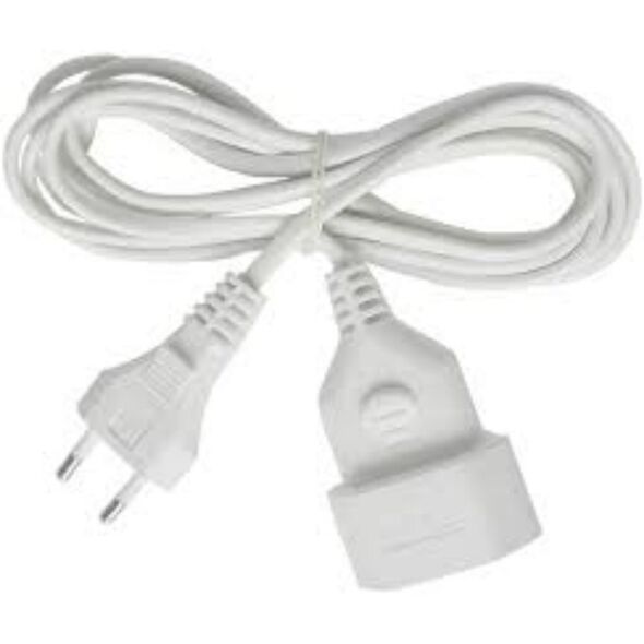 Brennenstuhl Plastic extension cable 3m white H03VVH2-F 2x0,75 (1161660) (BNN1161660) έως 12 άτοκες Δόσεις