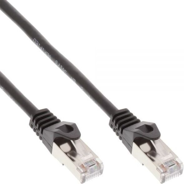 InLine Patchcord SF/UTP, Cat.5e, czarny 15m (72515S)
