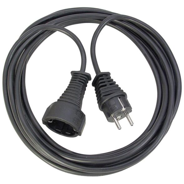 Brennenstuhl Quality plastic extension cable 25m black H05VV-F 3G1.5 (1165480) (BNN1165480) έως 12 άτοκες Δόσεις