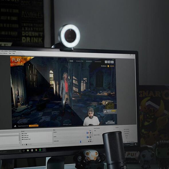 Razer Kiyo Webcam (RZ19-02320100-R3M1) (RAZRZ19-02320100-R3M1) έως 12 άτοκες Δόσεις