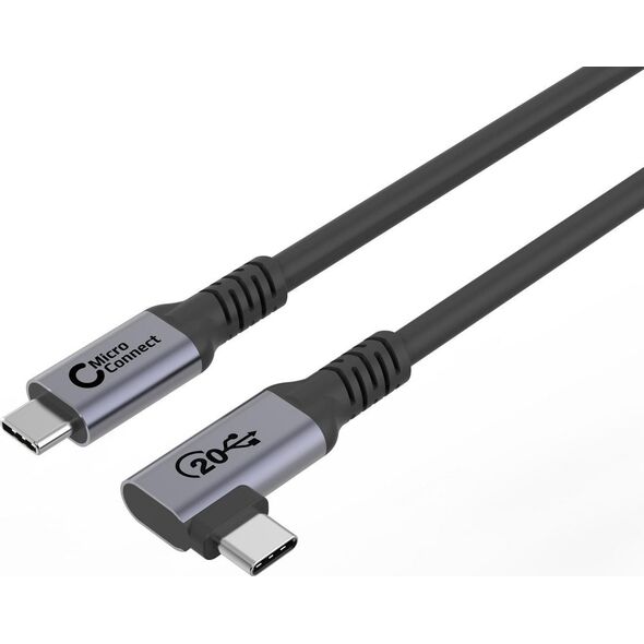 Καλώδιο MicroConnect USB3.2CC025-A USB USB 3.2 Gen 2x2 0,25 m USB C Μαύρο
