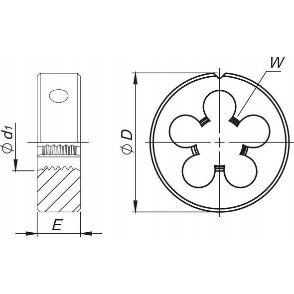 Fanar DIE UNF 1 -12 DIN-22568 (2A) HSS 800 - N1-121001-4239 4085081 5900920034008