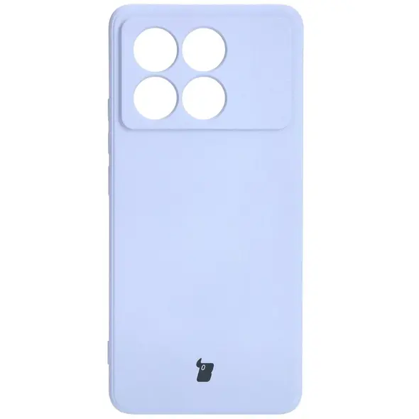 Bizon Case Silicone Sq Xiaomi Poco X6 Pro light purple
