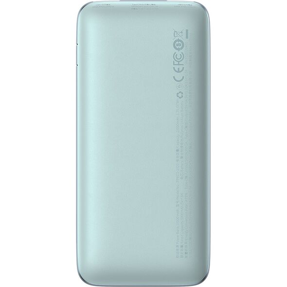 Baseus Bipow Pro powerbank 10000mAh 20W 2x USB-A + USB-C + USB 3A 0.3m cable blue