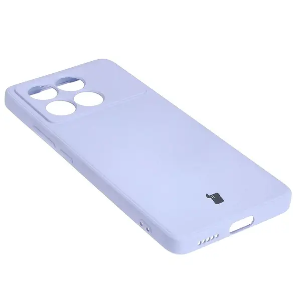 Bizon Case Silicone Sq Xiaomi Poco X6 Pro light purple