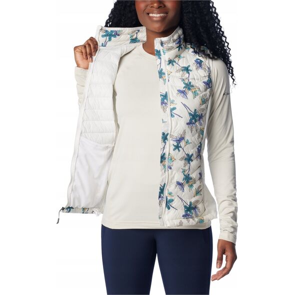 Columbia Columbia Powder Pass Vest 1832222125 białe L