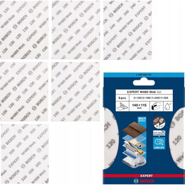 Σετ αφρού γυαλίσματος EXPERT W480 web ofl SET 6PC
