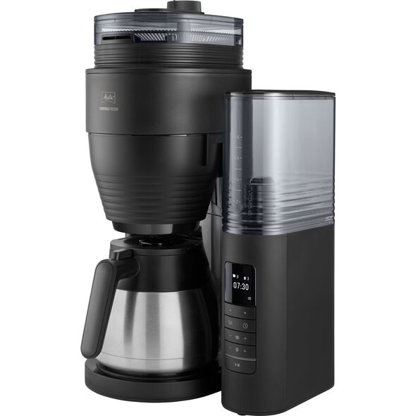Ekspres przelewowy Melitta Melitta - AromaFresh II PRO Therm Czarny Mat - Ekspres przelewowy z wbudowanym młynkiem