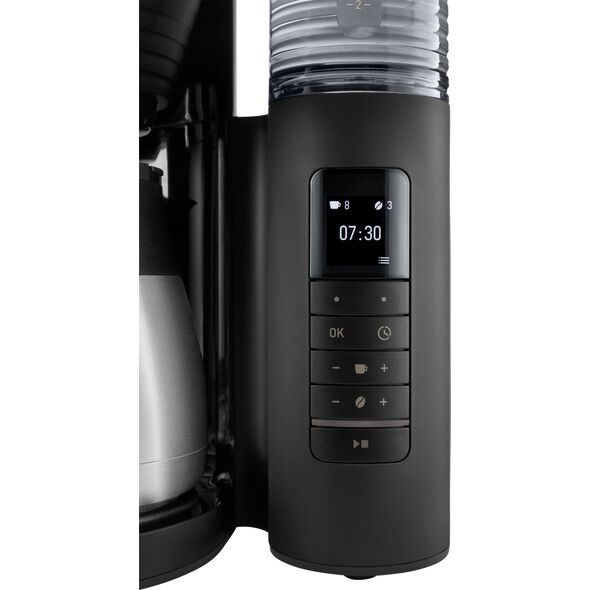 Ekspres przelewowy Melitta Melitta - AromaFresh II PRO Therm Czarny Mat - Ekspres przelewowy z wbudowanym młynkiem