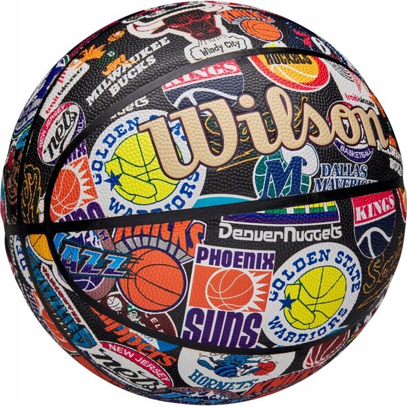 Wilson NBA All Team Retro Μπάλα WZ4028501XB Πολύχρωμο 7