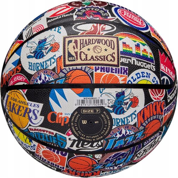 Wilson NBA All Team Retro Μπάλα WZ4028501XB Πολύχρωμο 7
