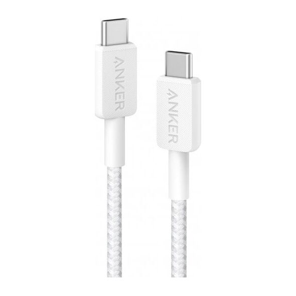 anker Kabel 322 USB-C do USB-C oplot 0.9m biały