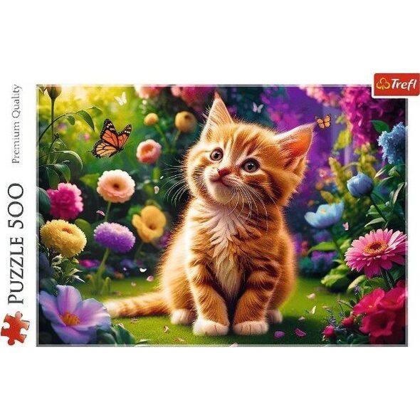 PUZZLE 500 Uroczy kotek 37525