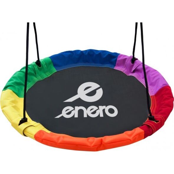 Huśtawka Enero Huśtawka ogrodowa bocianie gniazdo XXXL 110cm Rainbow 6 (H0970)