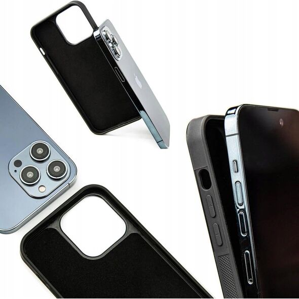 BeWood Etui Bewood Unique Uran z drewna i żywicy na iPhone 15 Plus - niebiesko-białe