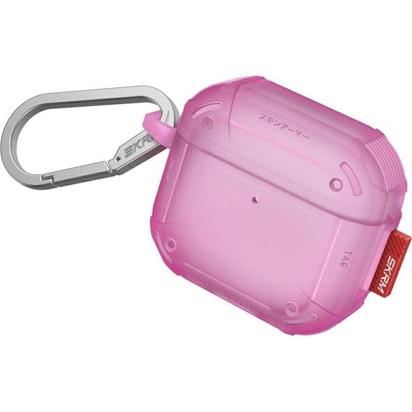 Θήκη SKINARMA Mecha CE για AirPods 4 φούξια