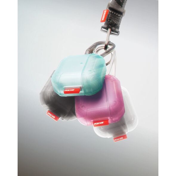 Θήκη SKINARMA Mecha CE για AirPods 4 φούξια
